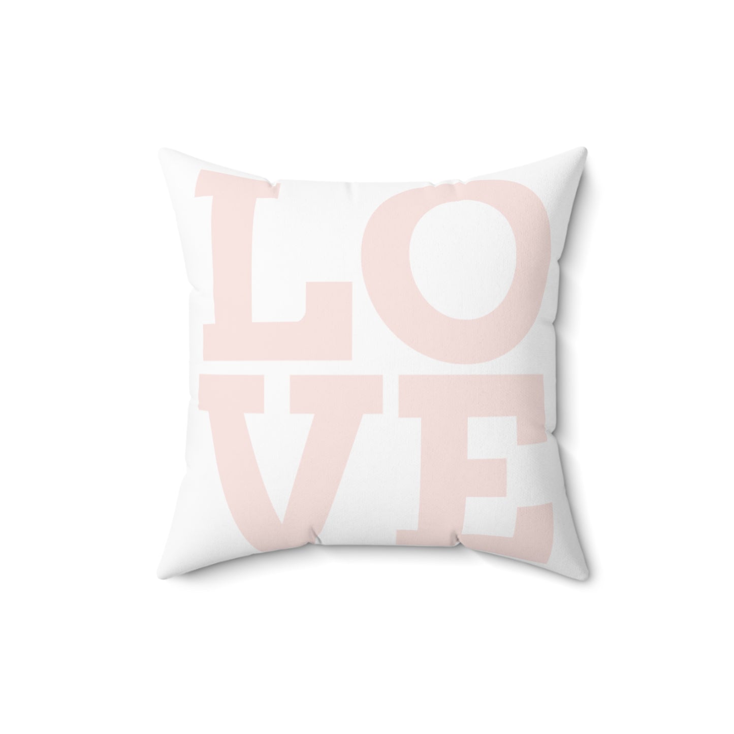 Love Spun Polyester Square Pillow
