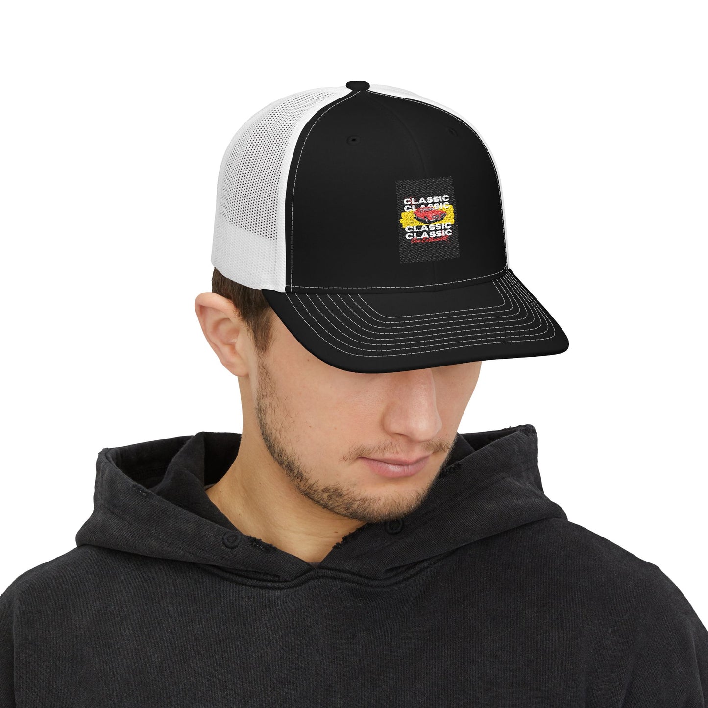 Classic Classics Trucker Cap - Retro Patch Snapback Hat