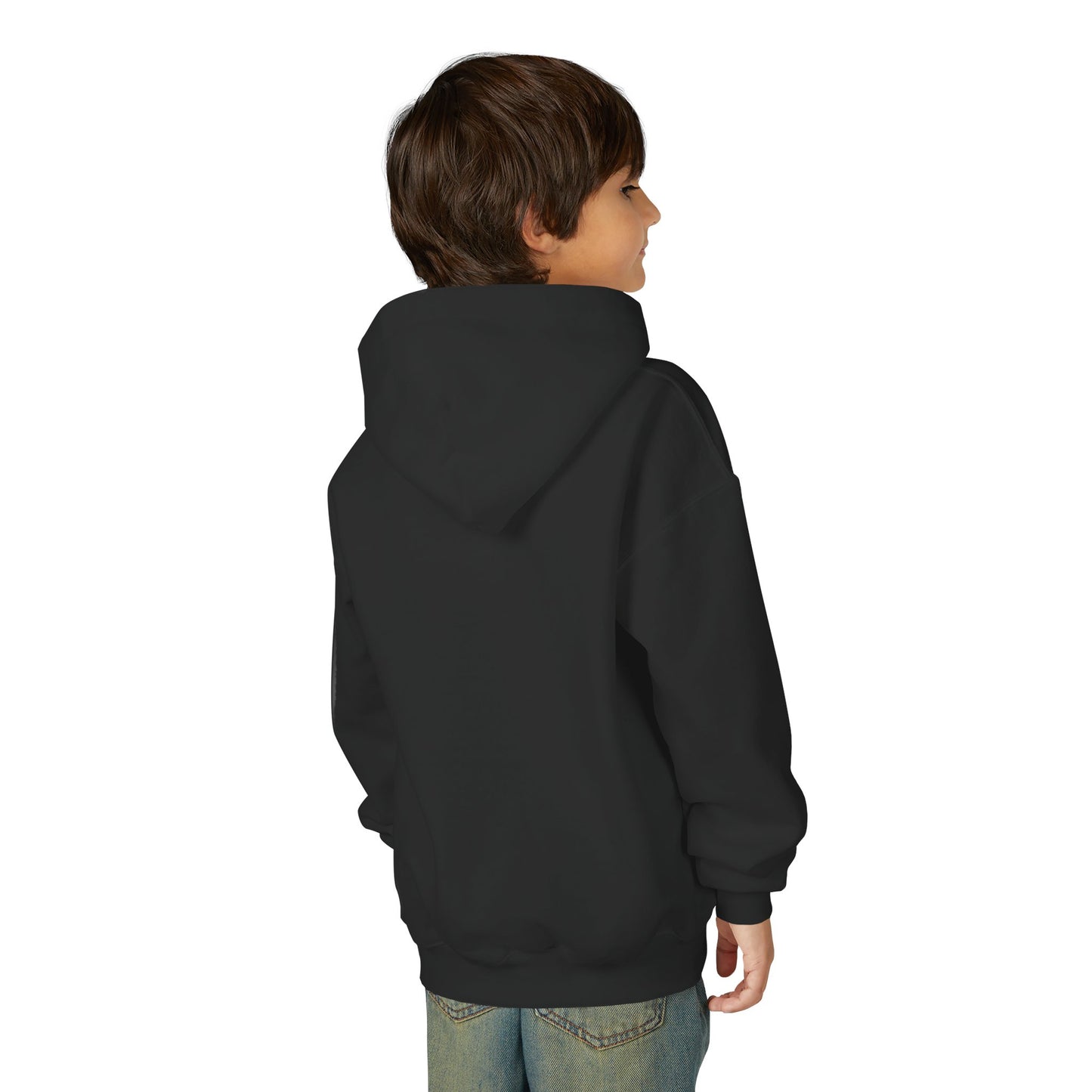 Youth Hoodie – Sunflower Field Sunset Graphic