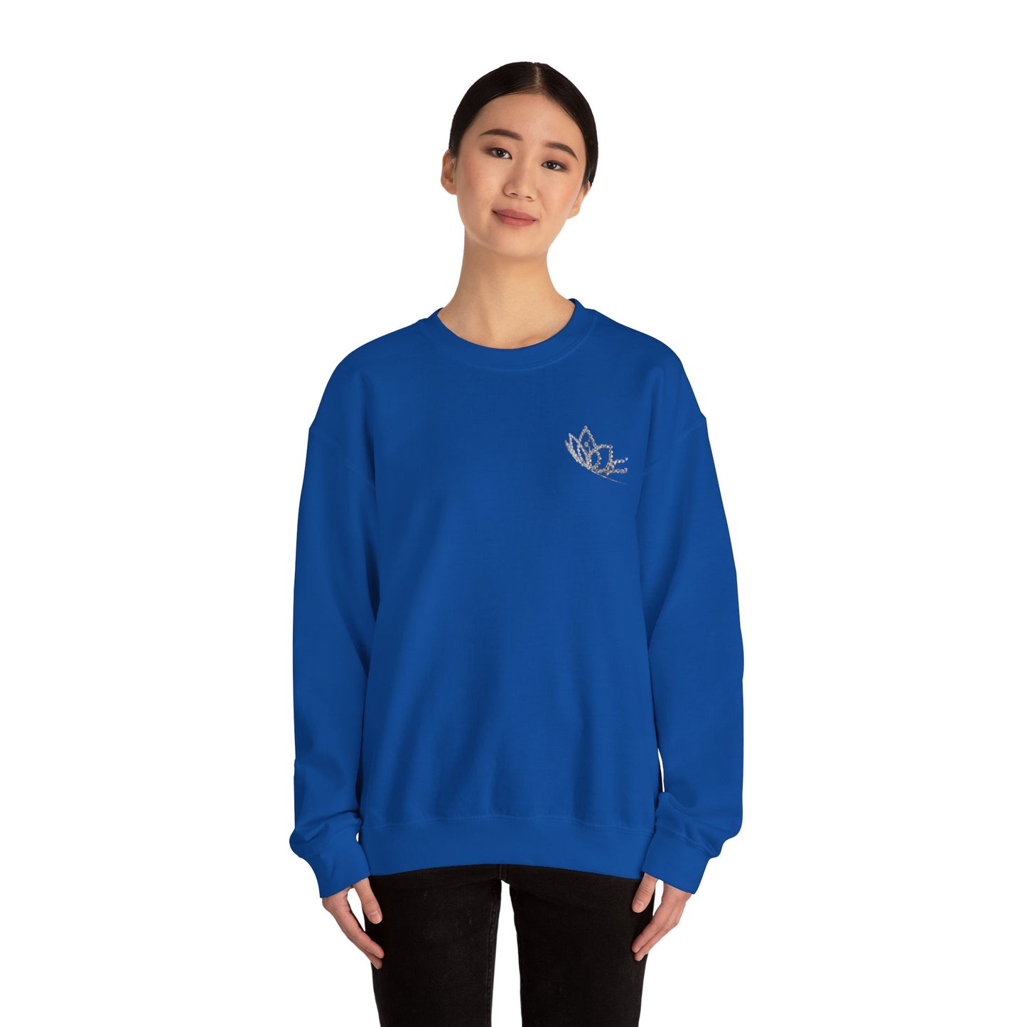 Cheerleading Queen B Unisex Heavy Blend™ Crewneck Sweatshirt