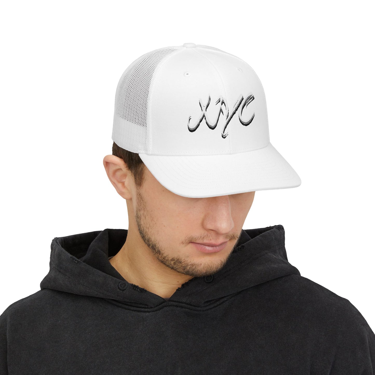 NYC Script Trucker Cap