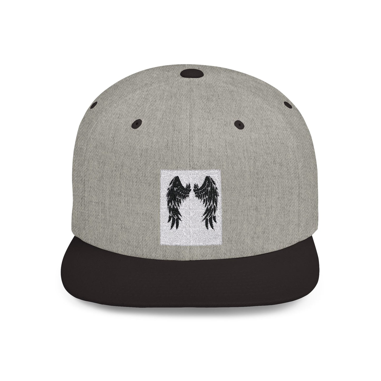 Angel Wings Flat Bill Snapback