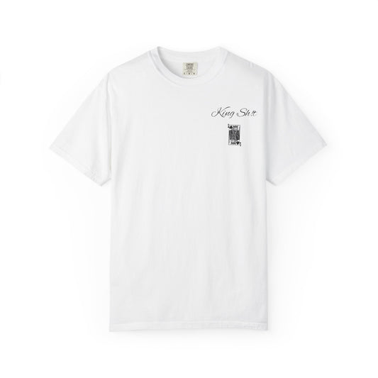 King Sh*t Unisex Garment-Dyed T-Shirt | Casual Wear, Gift for Him, Trendy Tee, Birthday Present, Streetwear