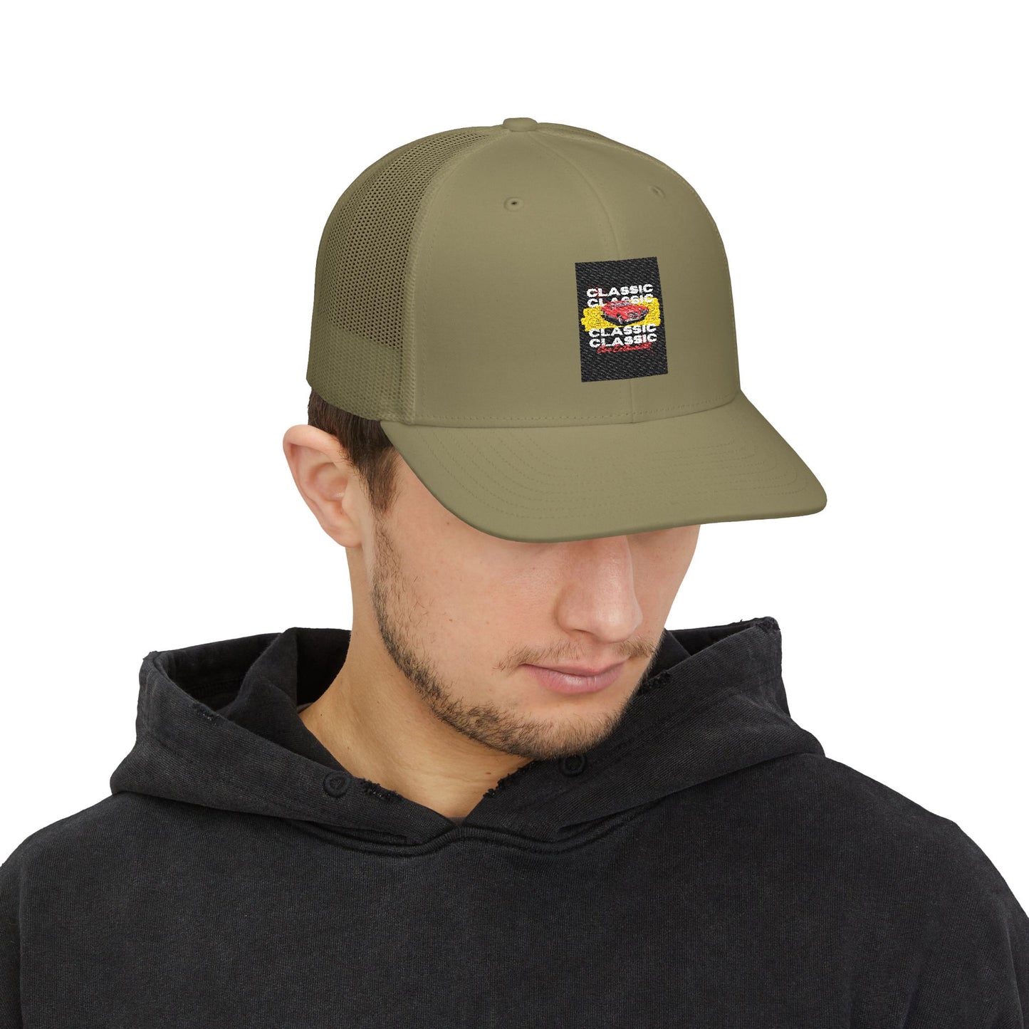 Classic Classics Trucker Cap - Retro Patch Snapback Hat