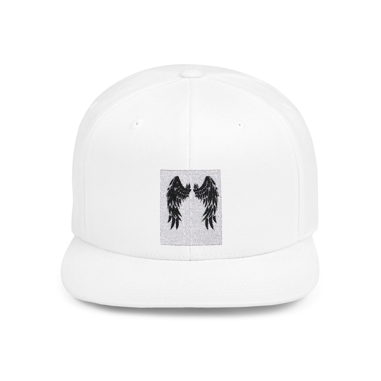 Angel Wings Flat Bill Snapback