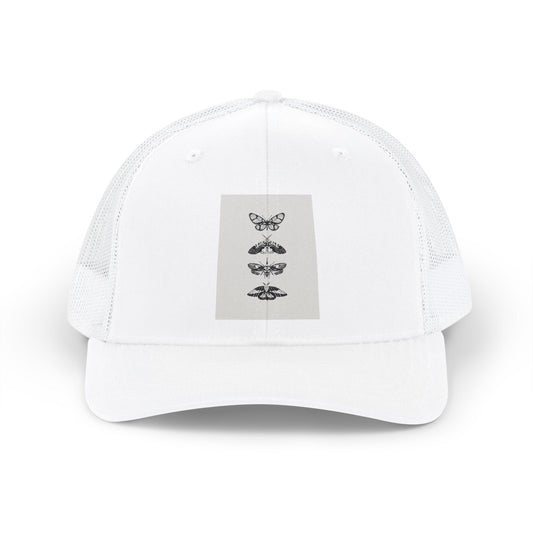 Butterfly Trio Snapback Trucker Cap