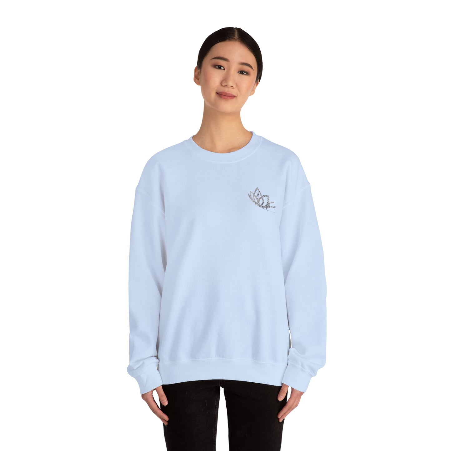 Cheerleading Queen B Unisex Heavy Blend™ Crewneck Sweatshirt