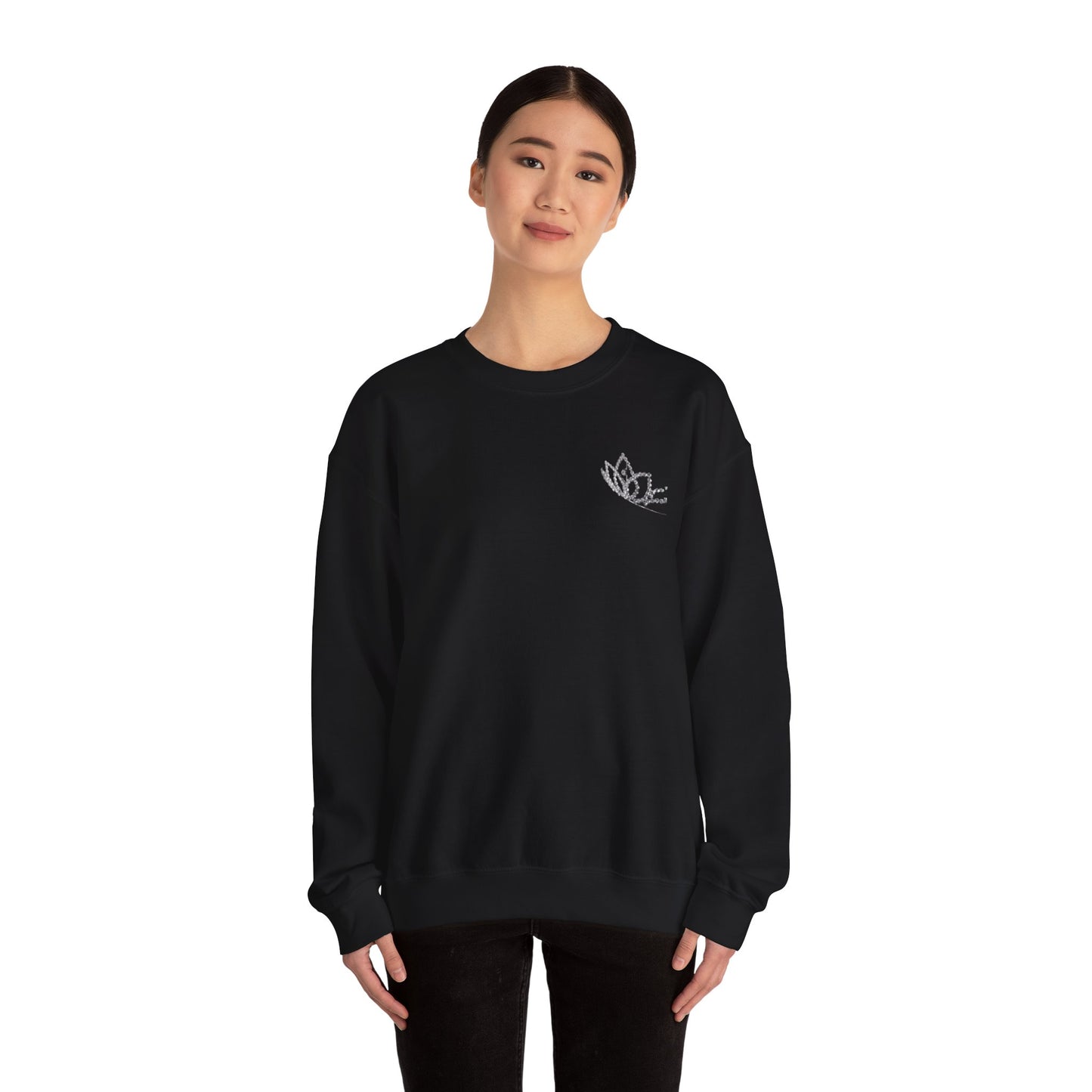 Cheerleading Queen B Unisex Heavy Blend™ Crewneck Sweatshirt