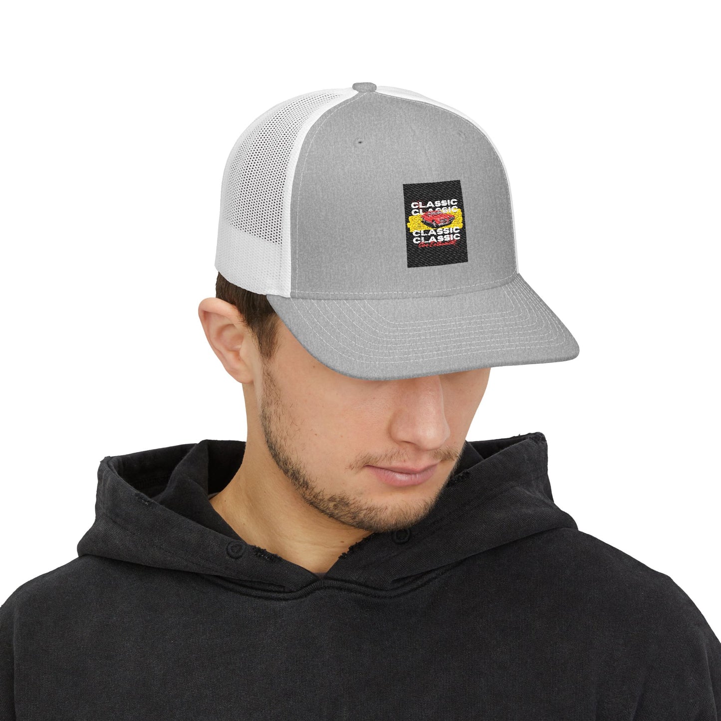 Classic Classics Trucker Cap - Retro Patch Snapback Hat