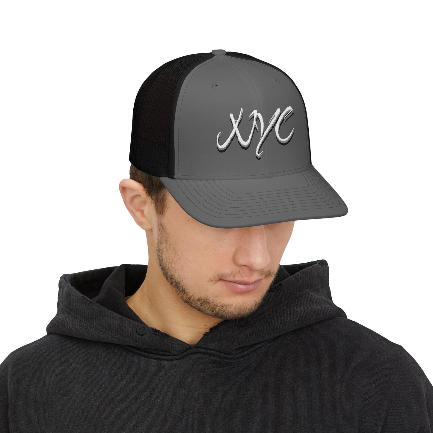 NYC Script Trucker Cap