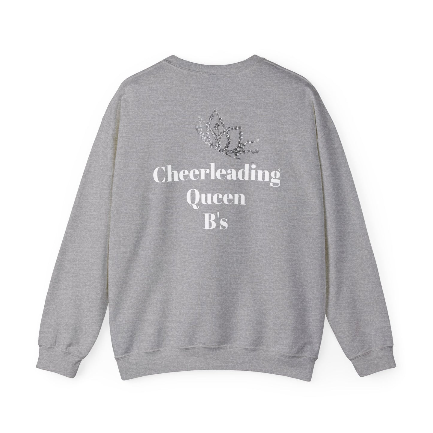 Cheerleading Queen B Unisex Heavy Blend™ Crewneck Sweatshirt