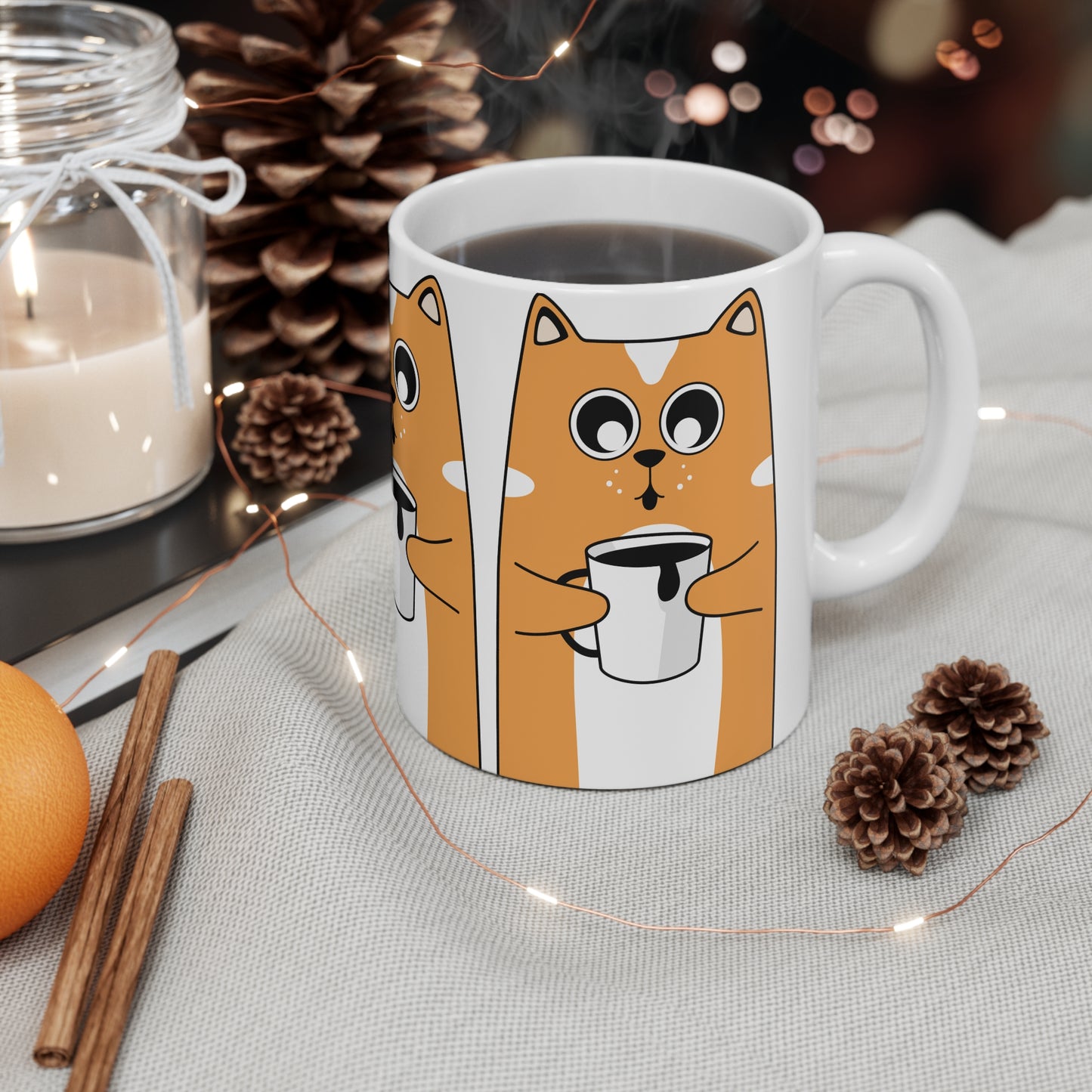 Cat Coffee Mug 11oz