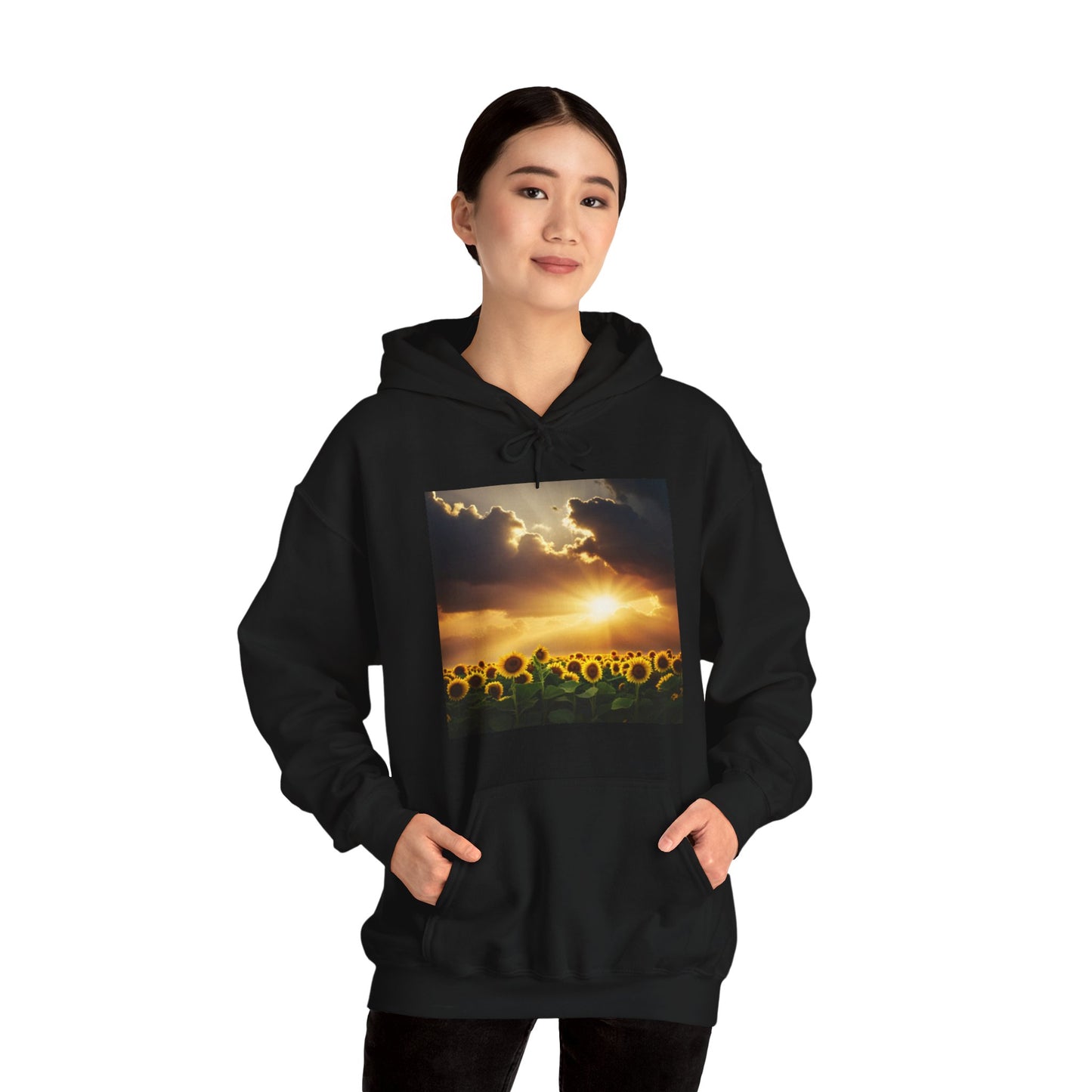 Sunflower Sunset Unisex Heavy Blend™ Hooded Sweatshirt