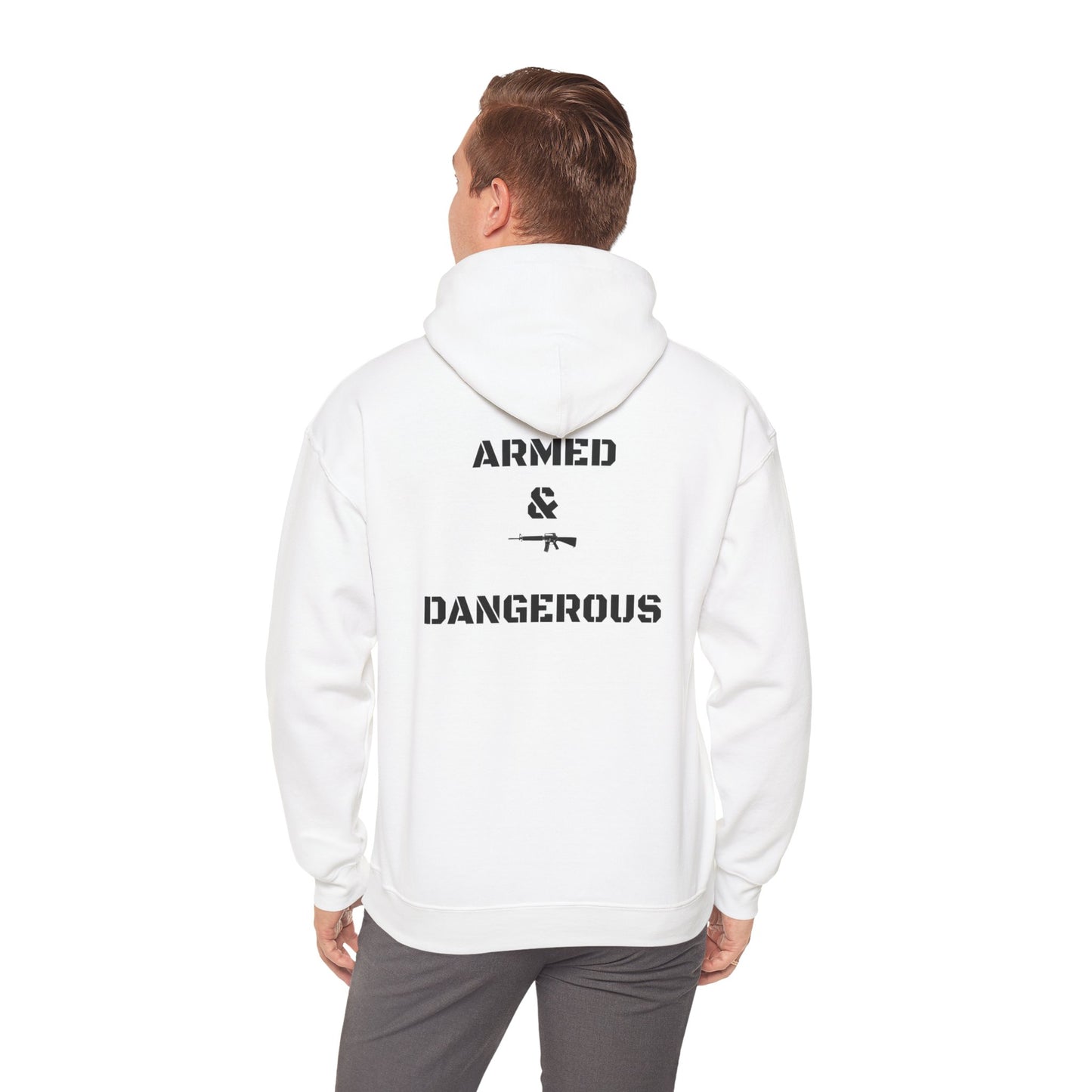 Armed & Dangerous Unisex Heavy Blend™ Hooded Sweatshirt