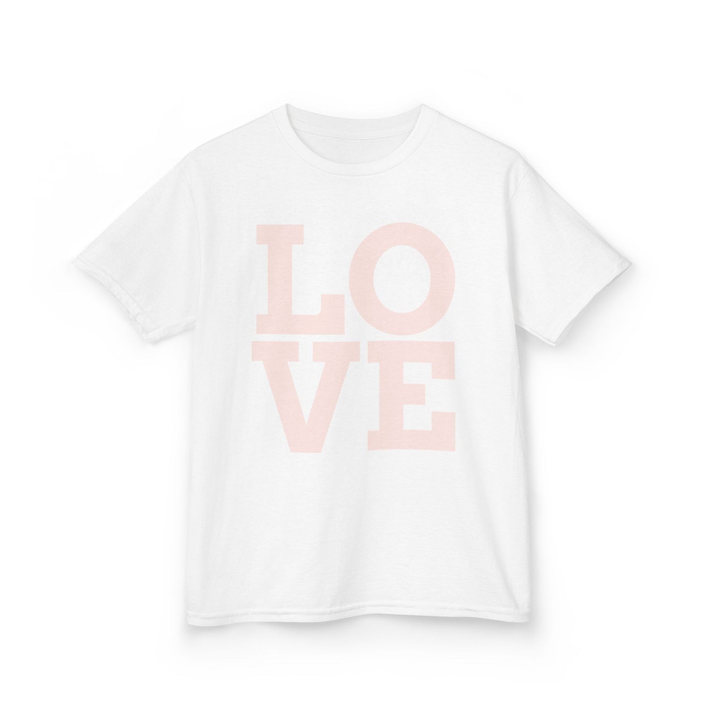 Kids Tee — Pastel 'LOVE' Graphic Shirt
