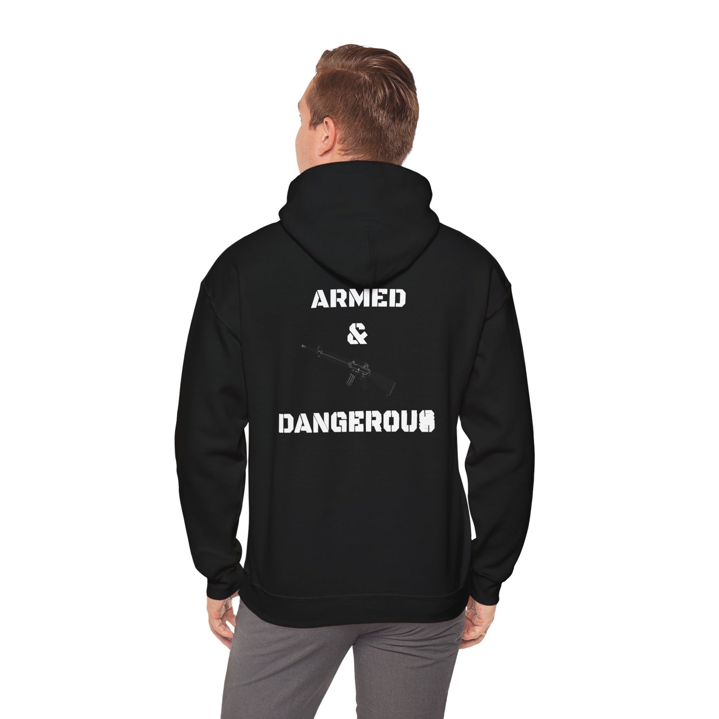 Armed & Dangerous Unisex Heavy Blend™ Hooded Sweatshirt