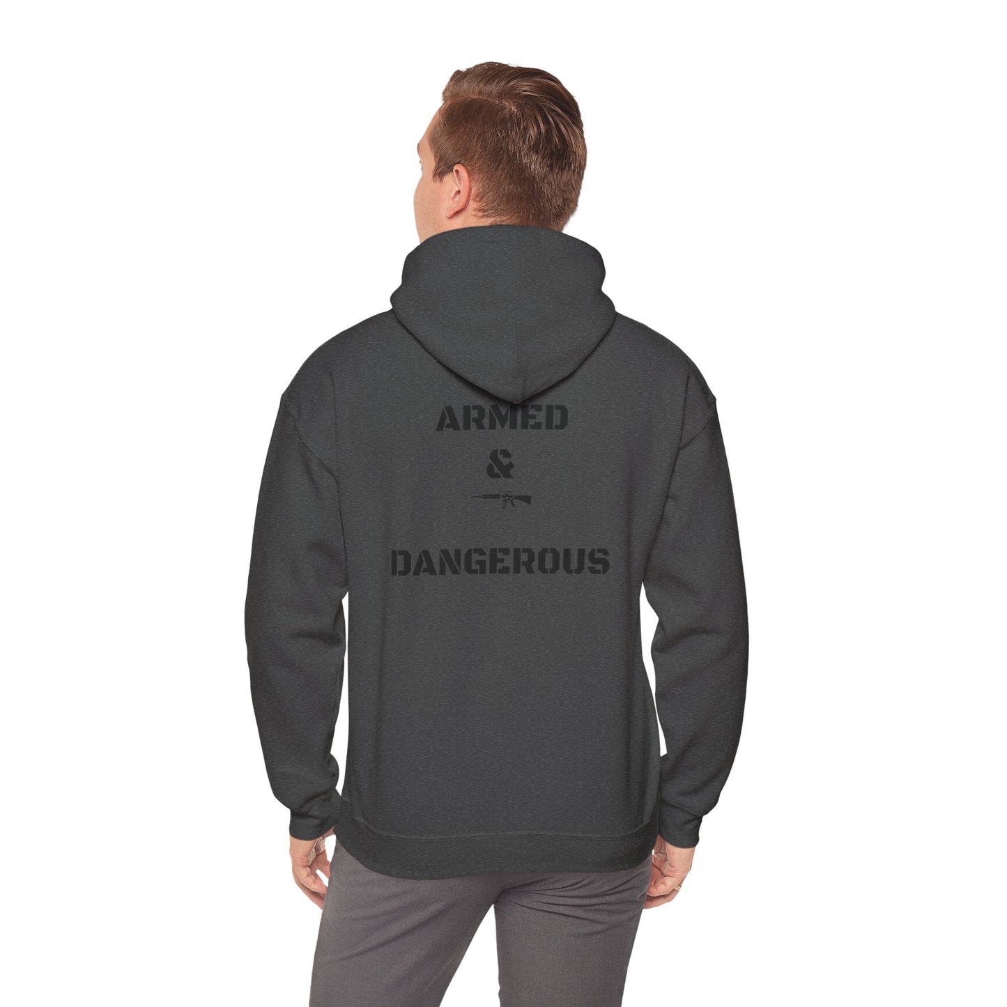 Armed & Dangerous Unisex Heavy Blend™ Hooded Sweatshirt