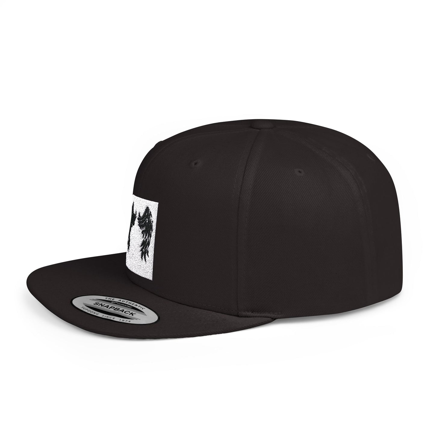 Angel Wings Flat Bill Snapback