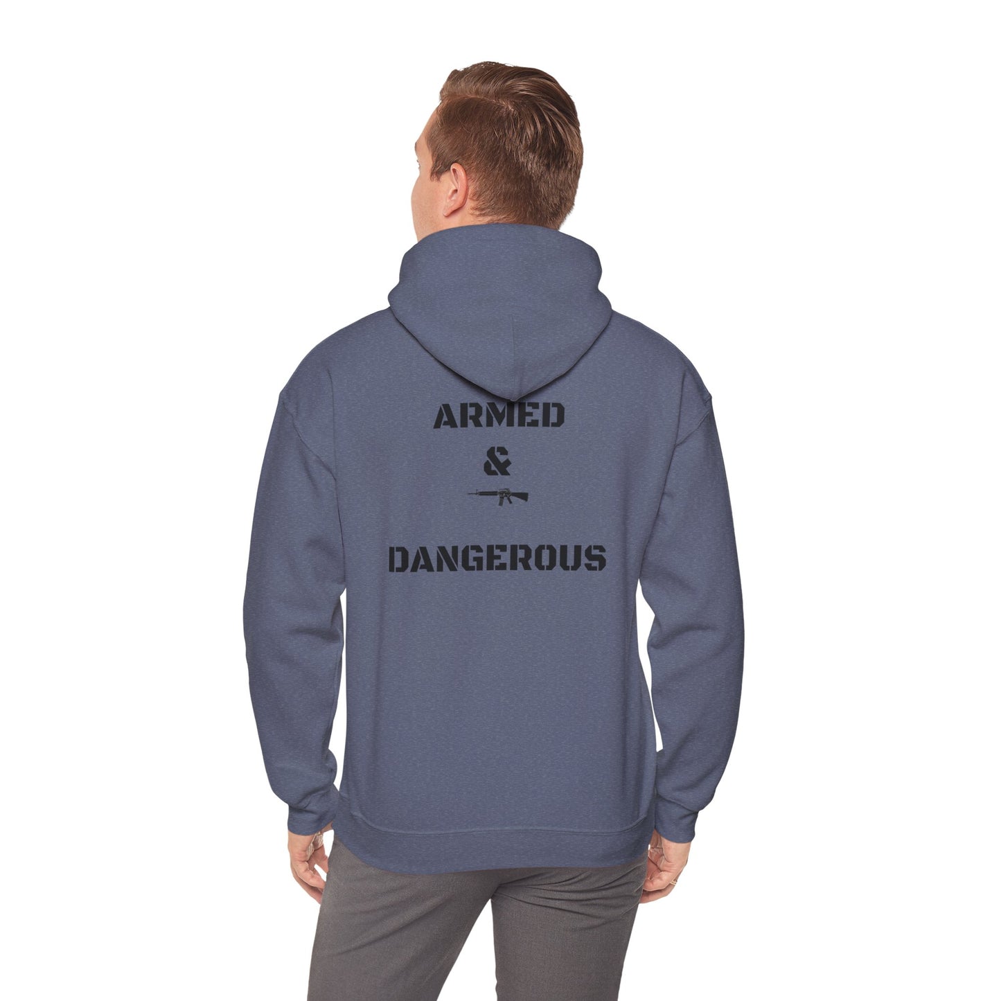 Armed & Dangerous Unisex Heavy Blend™ Hooded Sweatshirt