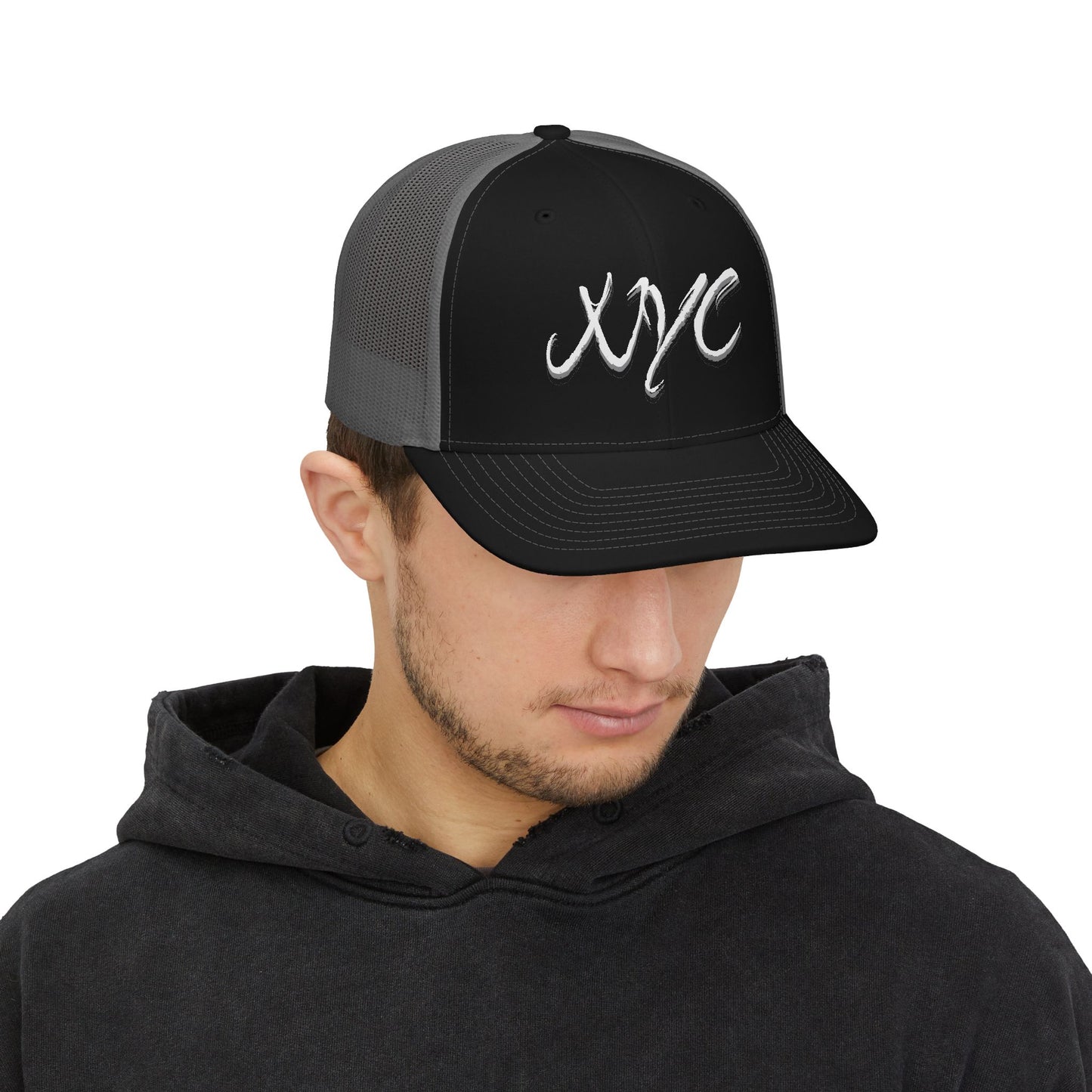 NYC Script Trucker Cap