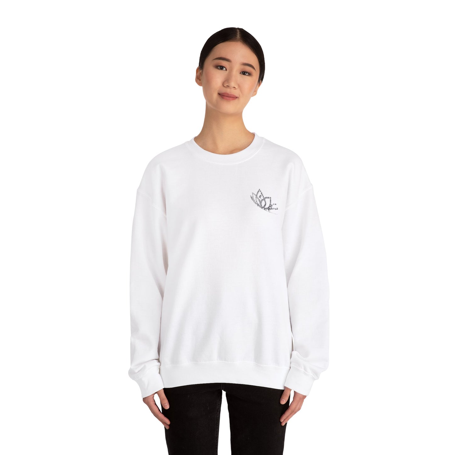 Cheerleading Queen B Unisex Heavy Blend™ Crewneck Sweatshirt