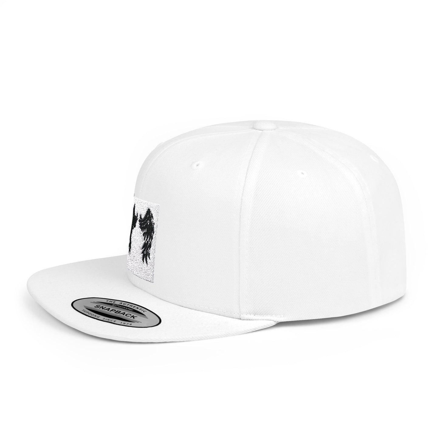 Angel Wings Flat Bill Snapback