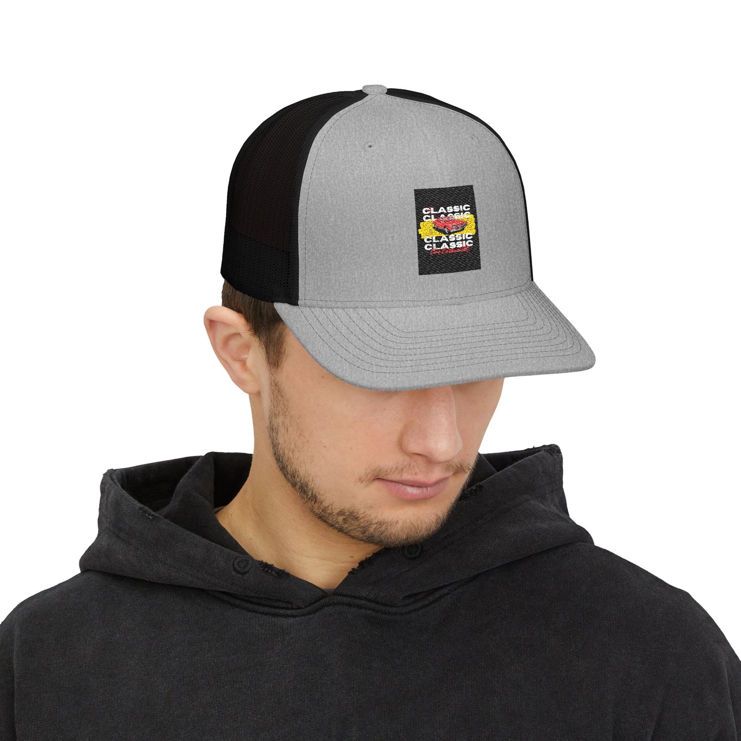 Classic Classics Trucker Cap - Retro Patch Snapback Hat