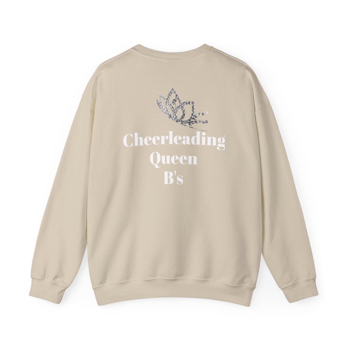 Cheerleading Queen B Unisex Heavy Blend™ Crewneck Sweatshirt